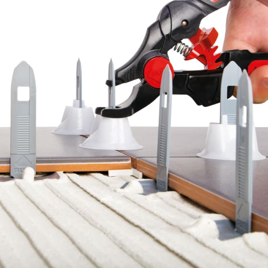 Rubi Tile Leveling System Pliers For Quick Installation.